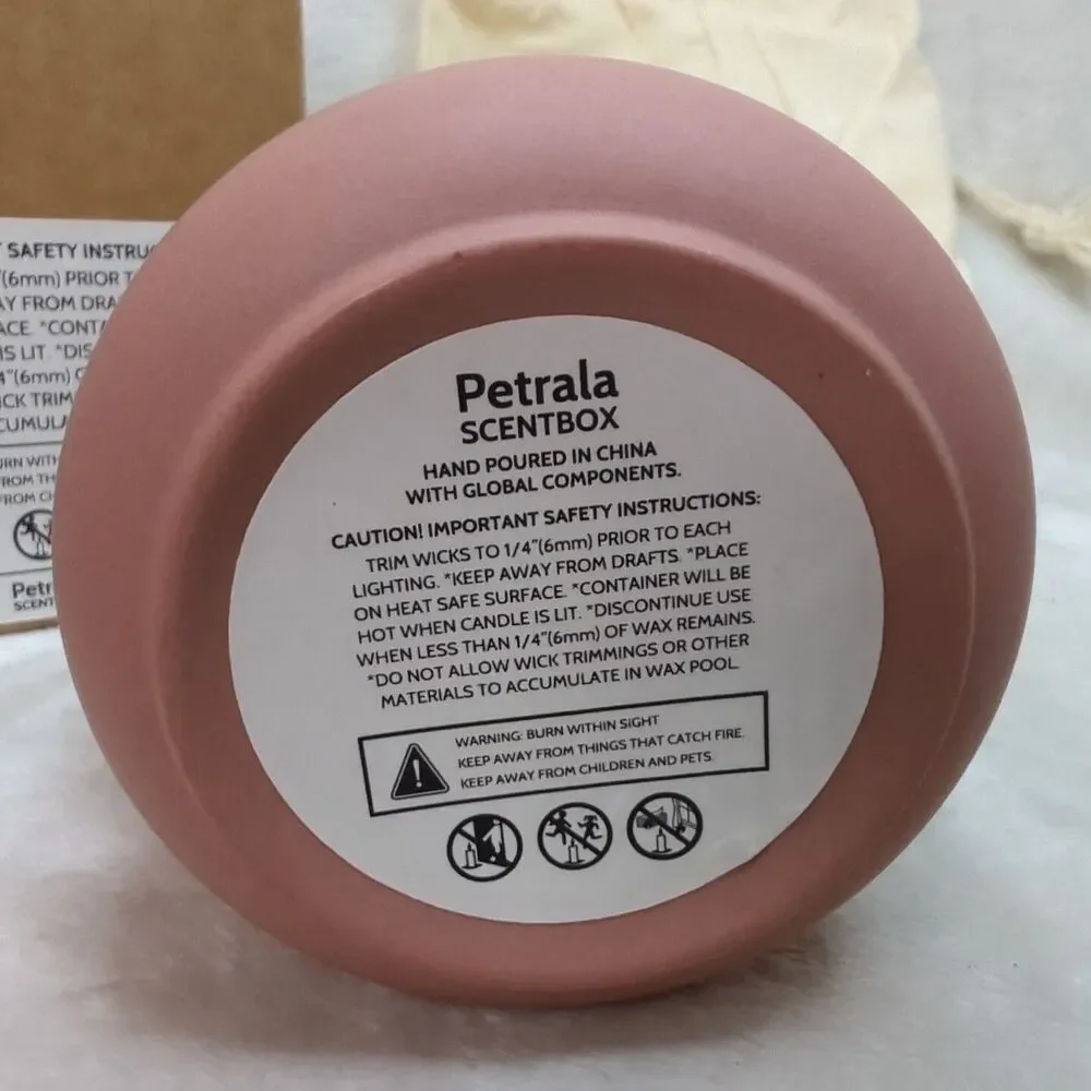 Petrala Golden Hour 6pm Candle 11.3 oz 2-Wick Scented Soy Wax Aromatique